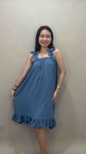 String Challis Lingerie Dress upto Plus Size Womenswear Cotton Loungewear dress for women