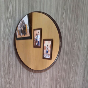 Cermin bulat Diameter 30 40 50cm kaca asli bukan stiker