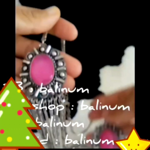 balinum สร้อยคอเงินอินเดียแบบระย้า ประดับหิน สไตล์โบฮีเมียนแอนทีค ดูเก๋หรูหราสวยงาม