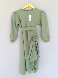 Kimora Gamis Anak Perempuan Bahan Crinkle Premium Usia 1-12 Tahun