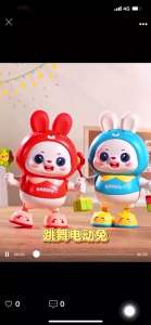 Đồ Chơi Thỏ Điện Tử Nhảy Múa Đa Năng Dễ Thương Cho Bé❧5.4