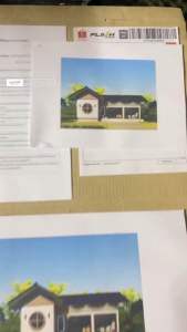 แบบบ้านปูนสำเร็จรูปเป็นแบบบ้านชั้นเดียว 2 ห้องนอน 1 ห้องน้ำ