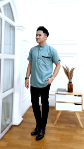Baju Koko Kuota Dewasa Lengan Pendek Terbaru 2025 Kain Halus Size M L Xl Xxl