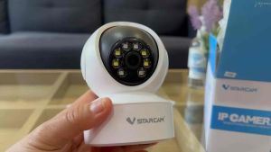 Gateway Vstarcam กล้องวงจรปิดกล้องใช้ภายในแบบใส่ซิมการ์ด รุ่นCG49-L ความละเอียด3ล้านพิกเซล รองรับซิม4G