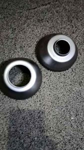 Dop tutup knalpot Shijiro ukuran 45inc diameter 11cm tebal bahan 12mm