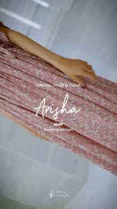 BEST PRICE//ARISHA DRESSS BY GHIINA FASHION//QISMA STORE