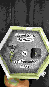 HEXA FRAME BINGKAI HEXAGON KADO ULTAH WISUDA PERNIKAHAN ESTETIK LAMPU LED