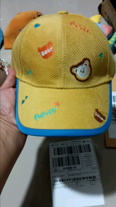 CAE - Topi Bisbol Anak 3-10 Tahun Laki Perempuan Bear Star Baseball Hat Import