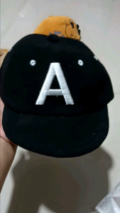 CAE - Topi Bisbol Anak 0-3 tahun Laki Perempuan Inisial Huruf Letter H A N G Baseball Hat Import