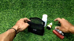 Pouch Make Up Jaring - Tas Skincare Mini Multifungsi - Real Pict
