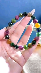 【现货】8mm 碧玺手链|招财开运 × 护身稳定 × 气场提升 ✨ 8mm Tourmaline Bracelet|Wealth • Protection • Aura Boost