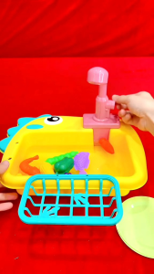 Đồ chơi rửa rau củ hoa quả cốc chén cho bé