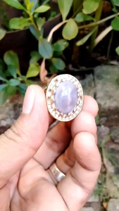 Cincin Batu Mustika Kecubung asihan