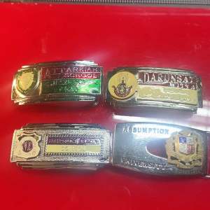 หัวเข็มขัดสถาบันการศึกษารับสั่งทำขนาด7หุนเฉพาะหัวเป็นแบบฟันงับสั่งทำขั้นตำ่500ตัว