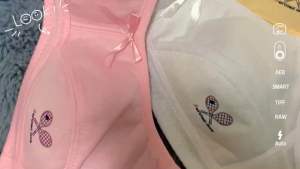 เสื้อในเด็ก ผ้าสำรี นุ้งใส่สบาย 2 ตะขอ สายเสื้อในปรับได้ สีมี 4 สี ไซส์ 3 ไซส์ สี ขาว ฟ้า เหลือง ชมพู ไซส์ 32 34 36