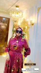 GAMIS BUNGA BATIK PREMIUM: Ukuran & Warna Beragam