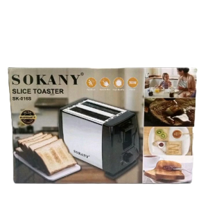 STAINLESS STEEL METAL ELECTRIC TOASTER WITH REMOVABLE CRUMB TRAY 2 SLICES HOME BREAD TOASTER