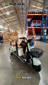 Sepeda Listrik Roda 3 Tiga Saige Polaris 800w Sepeda Listrik Roda Tiga Terbaru