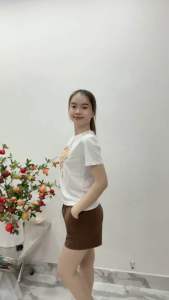 Bộ cotton thun thái đồ bộ thun thái áo thun thái êm mềm mát. Trái tim dây