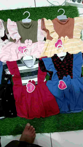 Baju Anak Terlaris 2022: Dress Anak Perempuan 0-12 Bulan Ruffle Tangan Murah