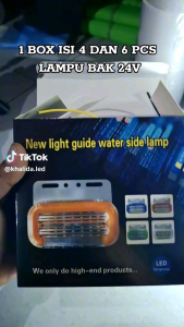 Lampu LED Bak Truk 24V Sein Running Oval (Best Seller)