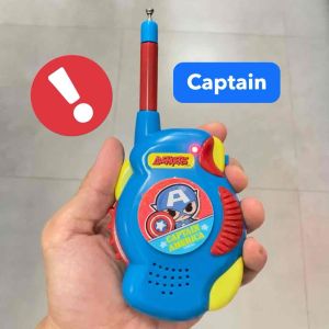 เล่น Walkie Talkie ลายการ์ตูน 50 เมตร สำหรับเด็ก Kitty บรรเทาร่างกาย HE-1675 KT-7601 D-8651 ลิขสิทธิ์แท้
