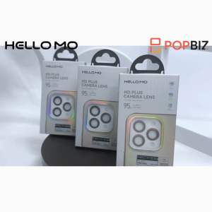 HELLO MO HD Plus Anti Scratch & AntiFingerprint Coating Lens Protector for iP 17 6.3/16/16PLUS | AR transmittance of 95%