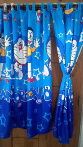 Gorden Doraemon & Tali Jendela Pendek Uk 120X120
