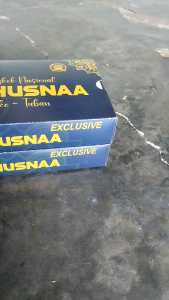 Peci/Songkok/Kopiah hitam pendek Merk Al-Husnaa tinggi 567 cm.