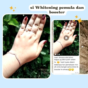 Paket Lotion 2 Booster 2 Free Toner LW Whitening