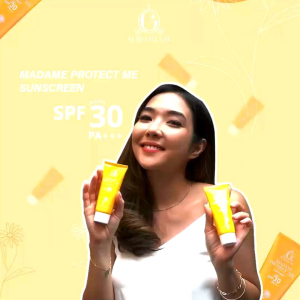 [READY STOCK] Madame Gie Madame Protect Me Sunscreen SPF 30 PA +++ With Calendula - Skincare Sunblock 60ML