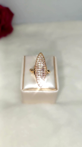 Cincin wanita model markis premium anti luntur titanium