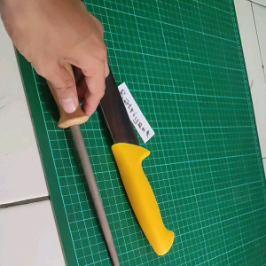 Pisau Butcher Sembelih Yanmoo Profesional 10inchi + Sharpening Baja
