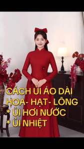 Áo dài hỏi cưới đính hoa và lông vũ đẹp có bigsize