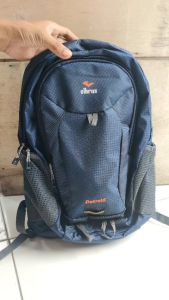 Daypack Elbrus 25 Liter Detroid / Tas Ransel Pria Dan Wanita Gratis Raincoat