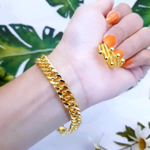 Xuping Set Gelang Cincin Wanita Gold Xds89