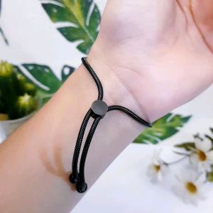 Titanium Set Gelang Cincin Hitam Xds212