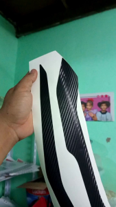 NEW HONDA CLICK VERSION-3 SIDE STICKER/ CARBON CUT OUT/ PLAIN COLLOR STICKER/STICKER DECALS