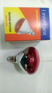 Bóng đèn sưởi gia súc gia cầm bóng úm gà bóng đèn hồng ngoại bóng sưởi 75W 100W 150W 200W 275W