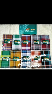 Sarung Atlas Milenial Ukuran Dewasa Kotak dan Salur