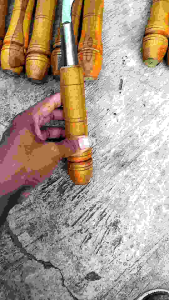 Sabit Premium buat ngaret rumput dan padi Cap D bahan baja isen roda gila