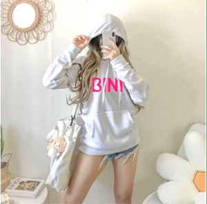 LYDIA (BINI) HOODIE JACKET (FREESIZE SMALL TO LARGE FIT) BY. JLC