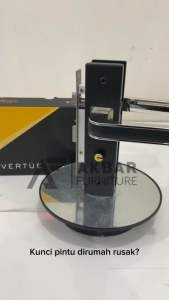 Slot pintu hitam 20cm PREMIUM/ Kunci pintu hitam/ black series