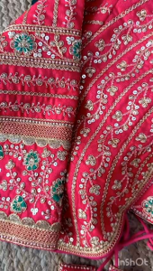 Rai [Lady]  21inch Long sleeves bridal blouse (ready stock)