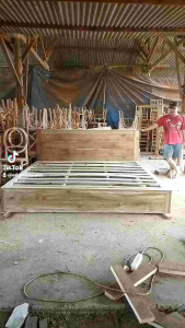 Ranjang Kayu Jati Jumbo Terbaru