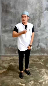 BAJU ROMPI SHOLAT PRIA DEWASA TERBARU M L XL XXL FULL KATUN