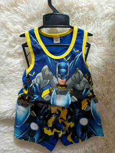 Cotton  terno/Sando  for Kids random  Character