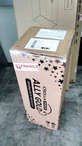 Crolla Premium - Ally Gold (Travel Friendly Playpen) Travel Cot/Portable Baby Playpen/Bedside Crib Support from Newborn up to 25 Kg