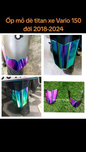 Bộ ốp mỏ dè titan xe VARIO 125 150 đời 2018 - 2021