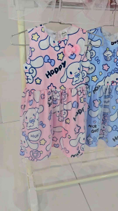 ชุดเดรสเด็กผู้หญิง ลายการ์ตูน